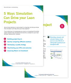 5 ways
Simulation drives lean 