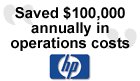 HP saved $100,000 in annual costs with simulation