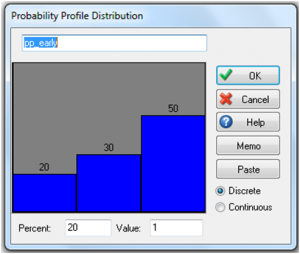 probability profile distribution 1