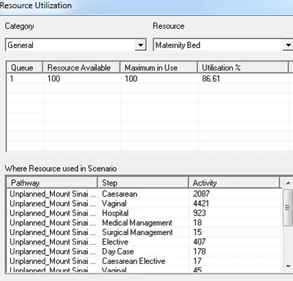 Mount Sinai bed utilization