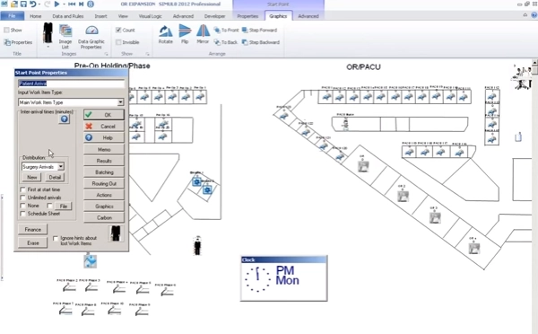 Memorial Health System Simul8 simulation