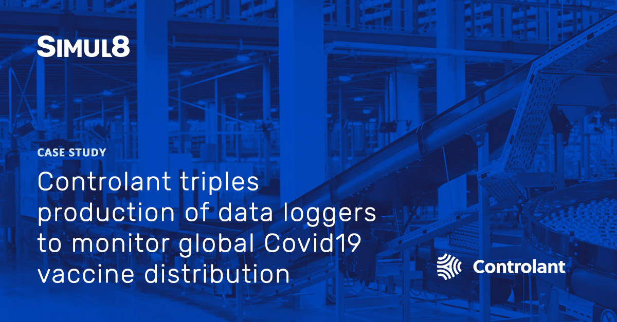 Controlant triples data logger production Simul8 Simulation Software