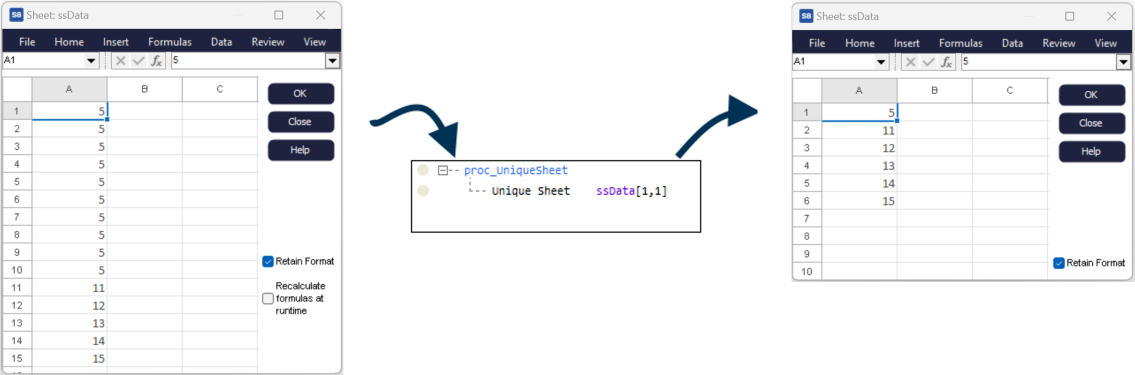 Unique Sheet VL Command - Example 3