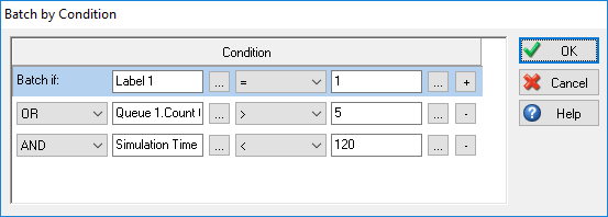 Routing In Use Batch By Condition Option Dialog Example 2