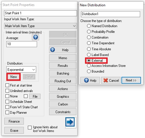 External Distribution Set Up