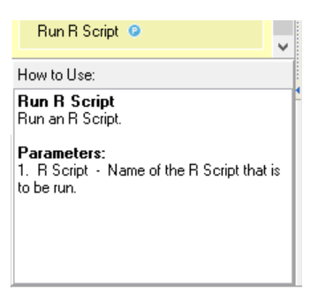 Run R script