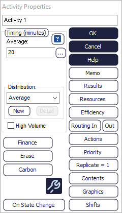Activity Properties Activity Properties