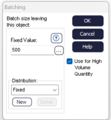 Simul8 Batching with High Volume