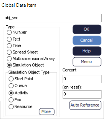 Simul8 Data Item Simul8 Data Item