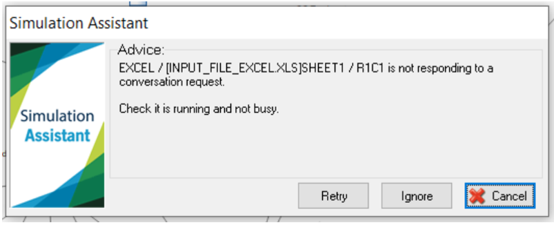 Simul8 Excel Comm type 2