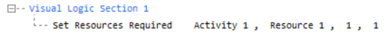 Visual logic syntax commas Visual logic syntax commas