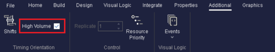 Simul8 High Volume options on Activities