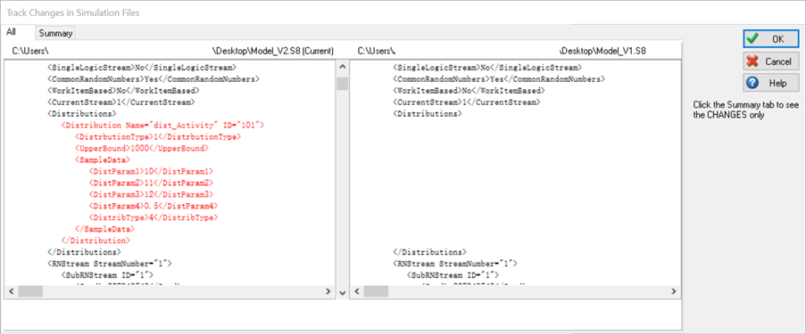 Simul8 Compare Simulations