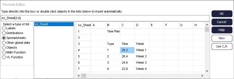 Simul8 Formula Editor Simul8 Formula Editor