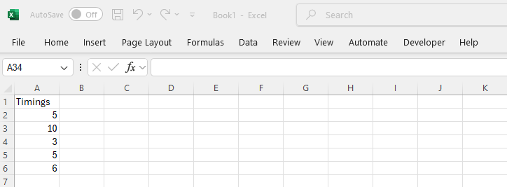 External Distribution Table Example External Distributions